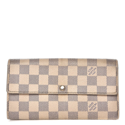 Louis Vuitton Damier Azur Sarah Wallet 1 of 17