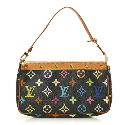 Louis Vuitton Monogram Multicolor Pochette Accessories Black 1 of 8