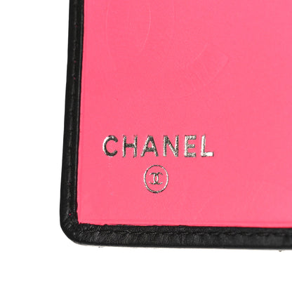 Chanel Calfskin Quilted Cambon Yen Wallet Black 6 of 10