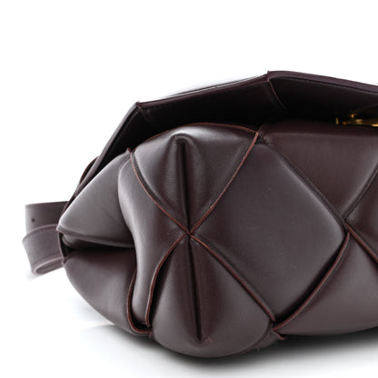Bottega Veneta Nappa Intreccio Padded Top Handle Shoulder Bag Grape 8 of 10