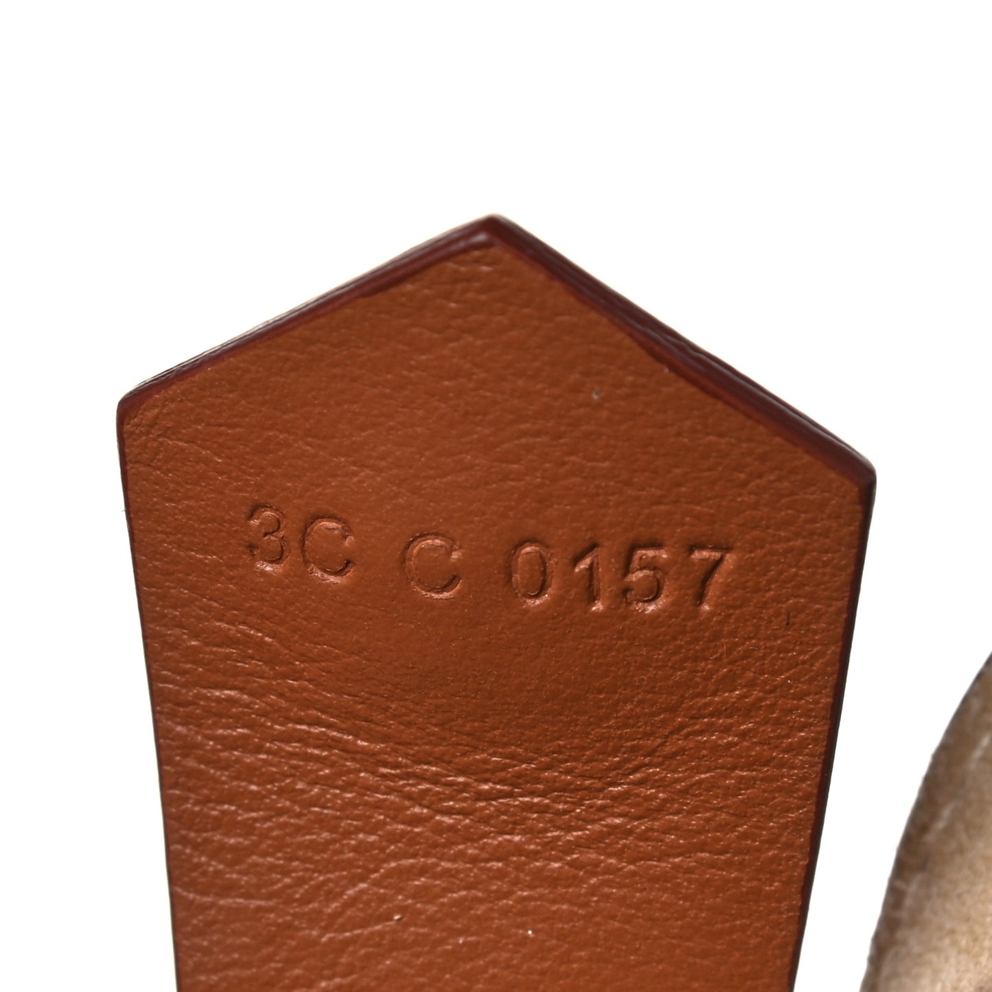 Calfskin Small Infinity Hobo Bag Brown