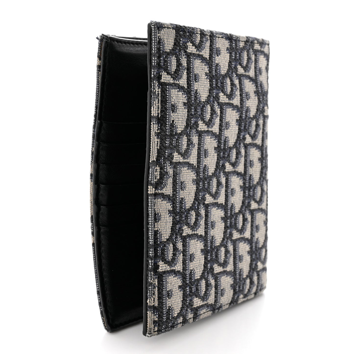Oblique Passport Holder Blue
