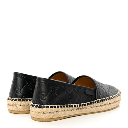 Gucci Guccissima Signature Espadrilles 37.5 Black 4 of 11