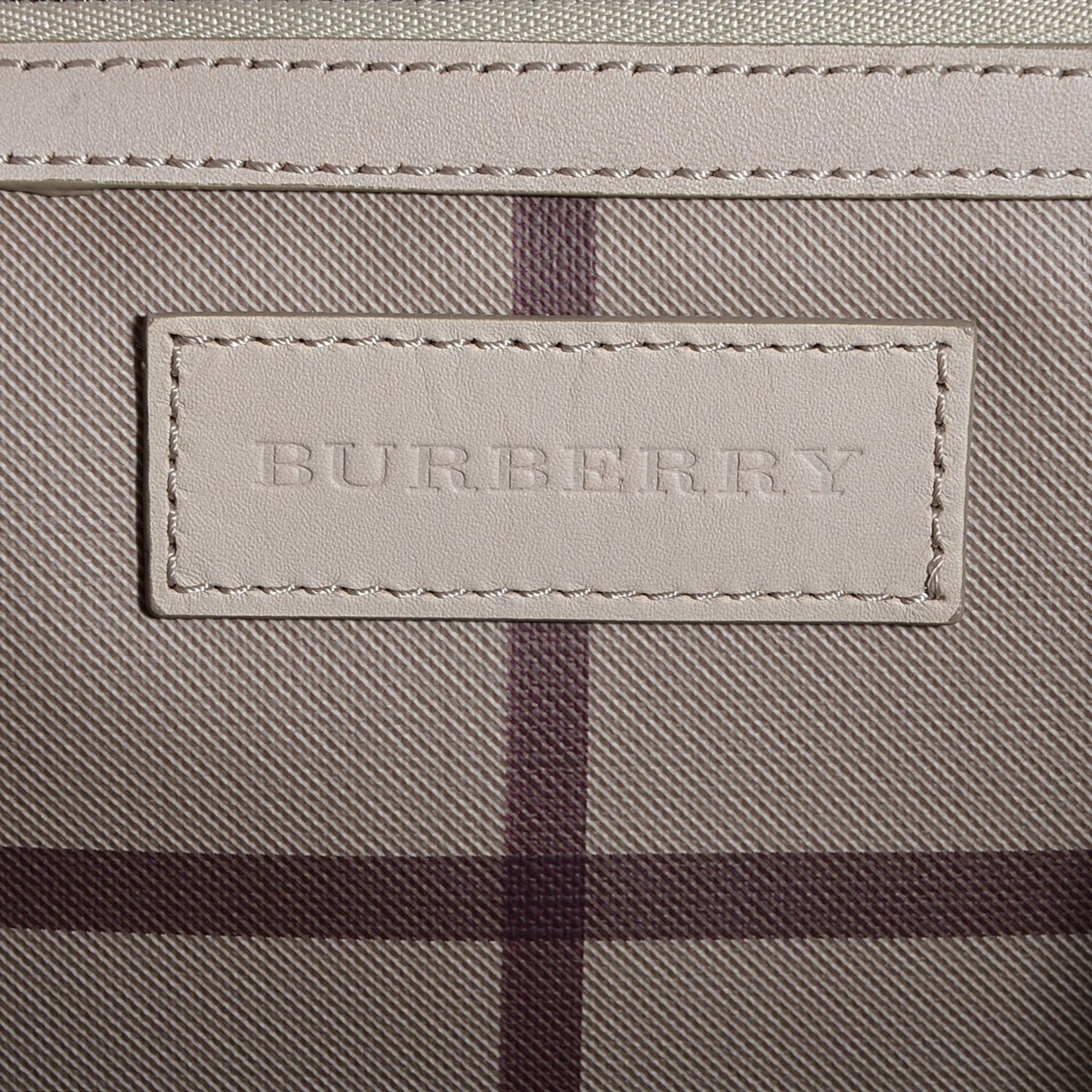 Smoked Check Small Canterbury Tote Trench