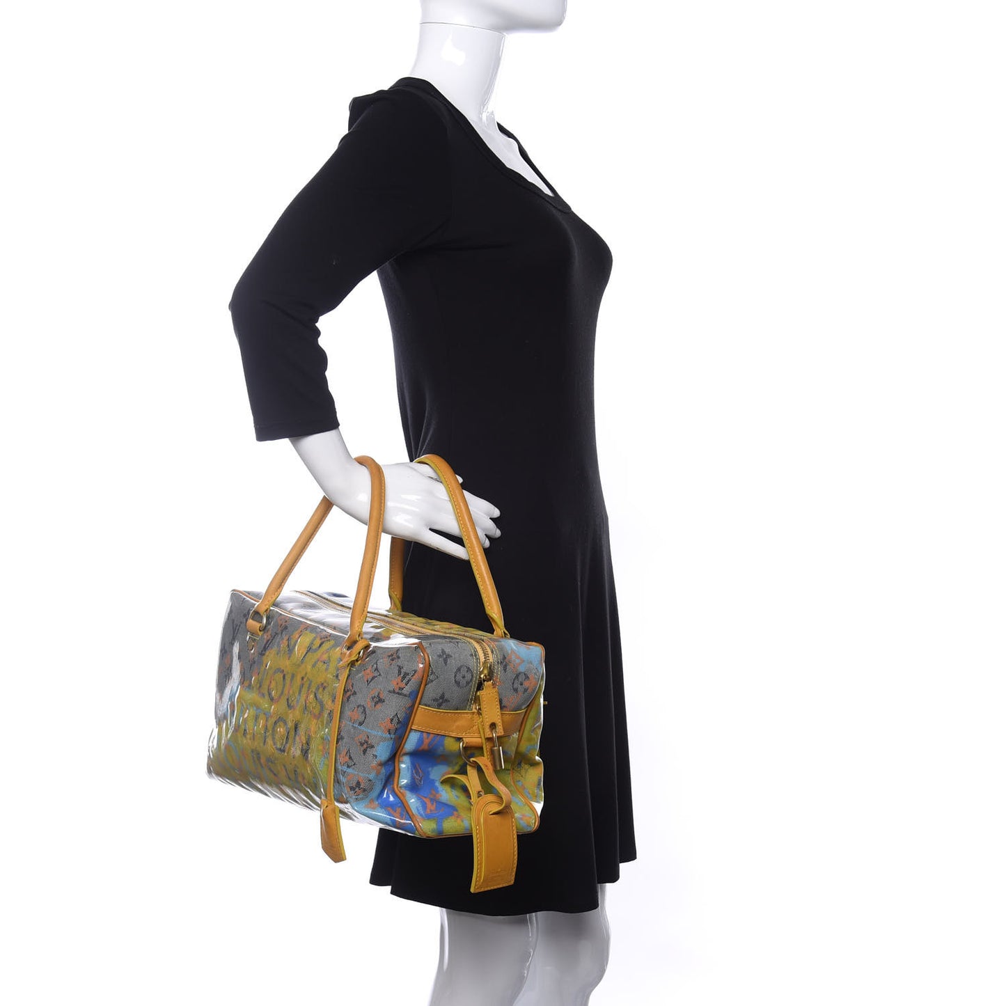 Monogram Pulp Defile Weekender PM Yellow