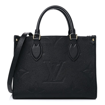 Louis Vuitton Empreinte Monogram Giant Onthego PM Black 1 of 13