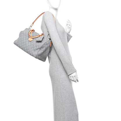 Louis Vuitton Monogram Denim Speedy Soft 30 Washed Gray 2 of 9