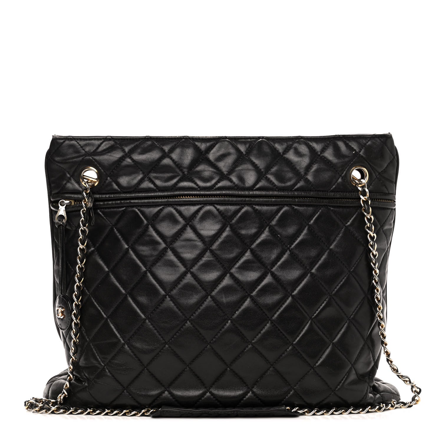 Chanel Lambskin Quilted Shoulder Bag Black 1 of 11