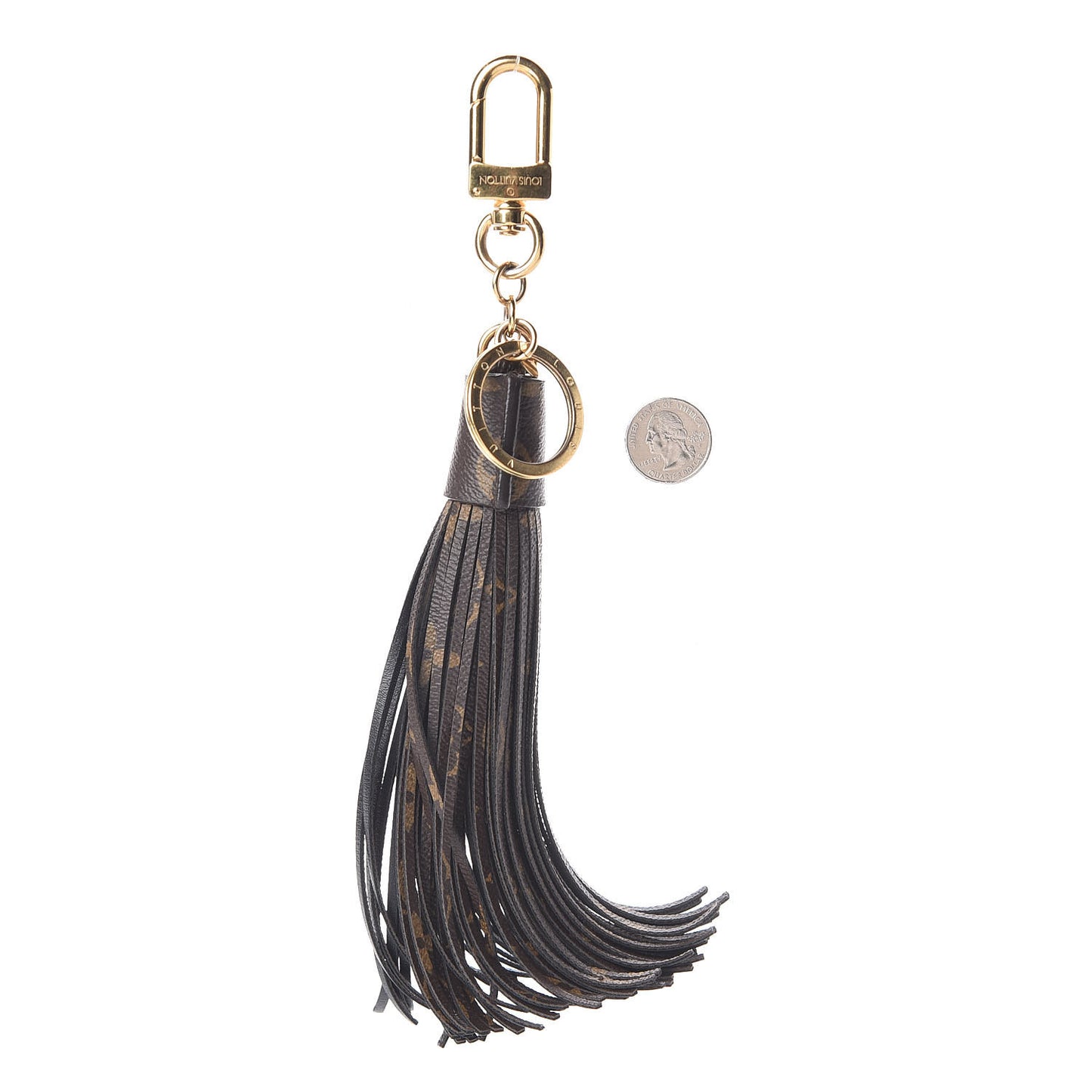 Monogram Tassel Bag Charm