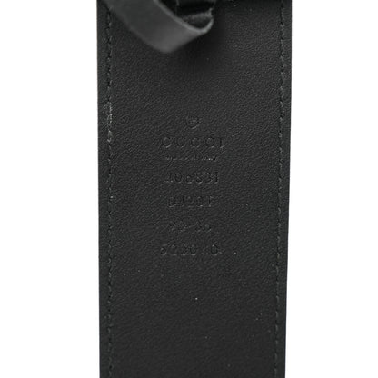 Gucci Textured Dollar Calfskin Double G 40mm Belt 90 36 Black 3 of 7