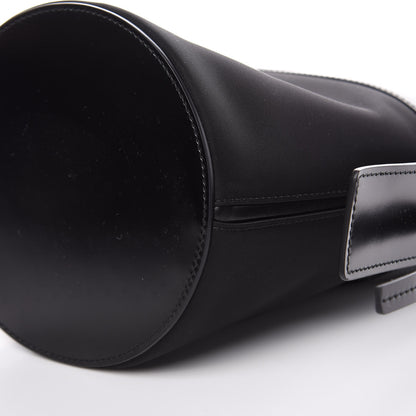 Prada Tessuto Spazzolato Ouverture Bucket Bag Black 10 of 10