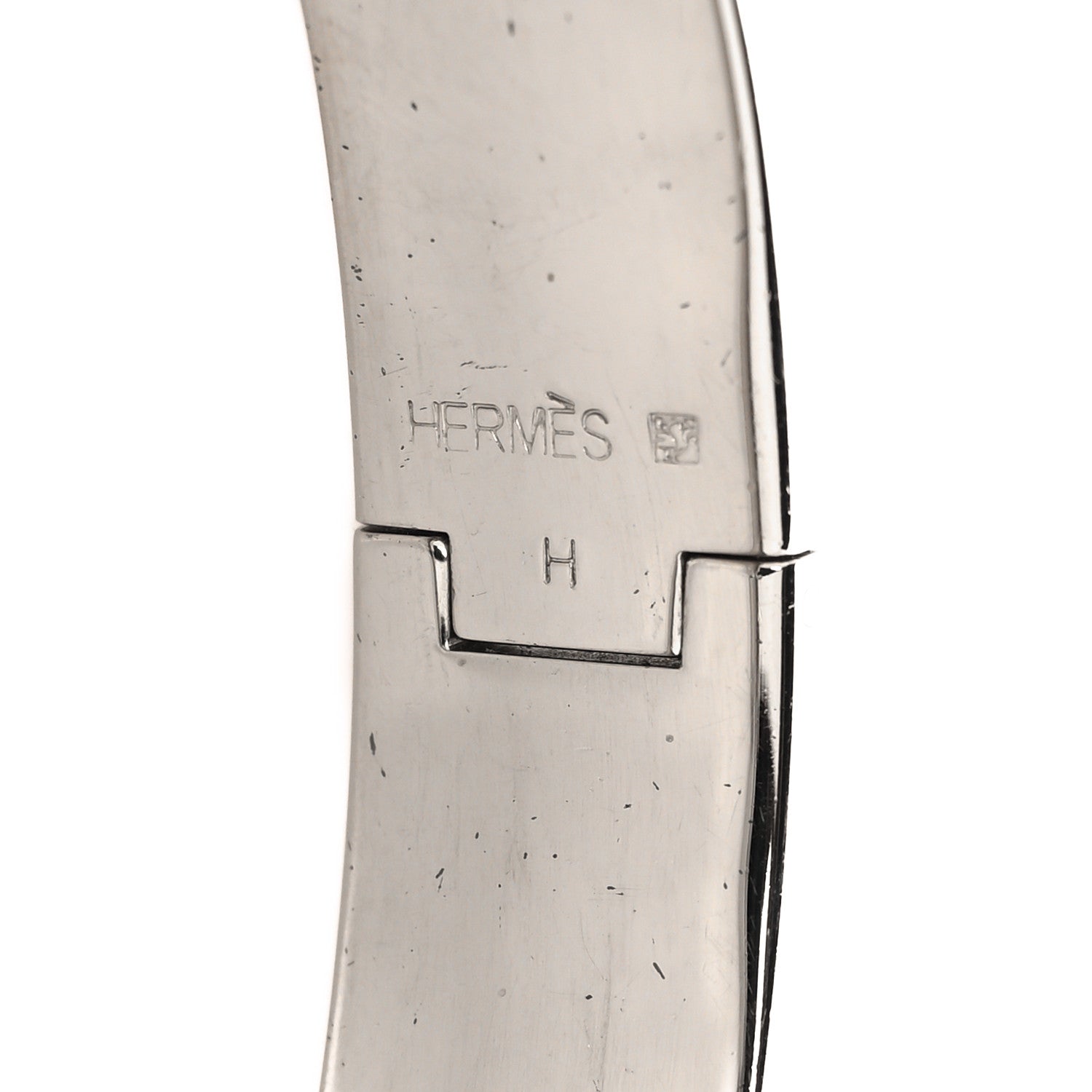 Hermes Enamel Narrow Clic Clac H Bracelet PM Rose Candeur 6 of 10