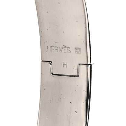 Hermes Enamel Narrow Clic Clac H Bracelet PM Rose Candeur 6 of 10