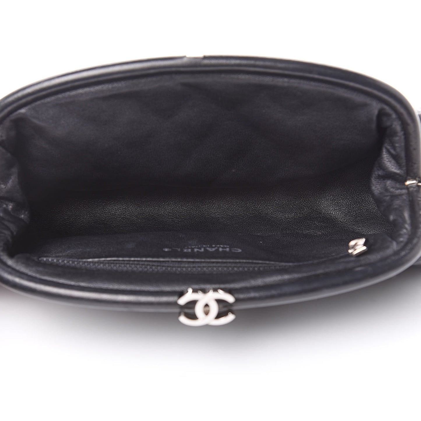 Lambskin Quilted Timeless Clutch Black