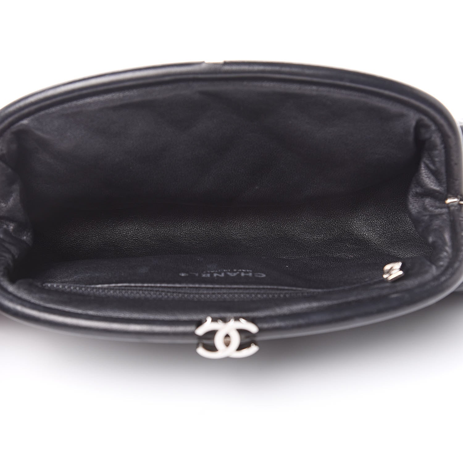 Chanel Lambskin Quilted Timeless Clutch Black 5 of 11