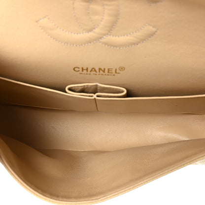 Chanel Caviar Quilted Medium Double Flap Beige Clair 5 of 9