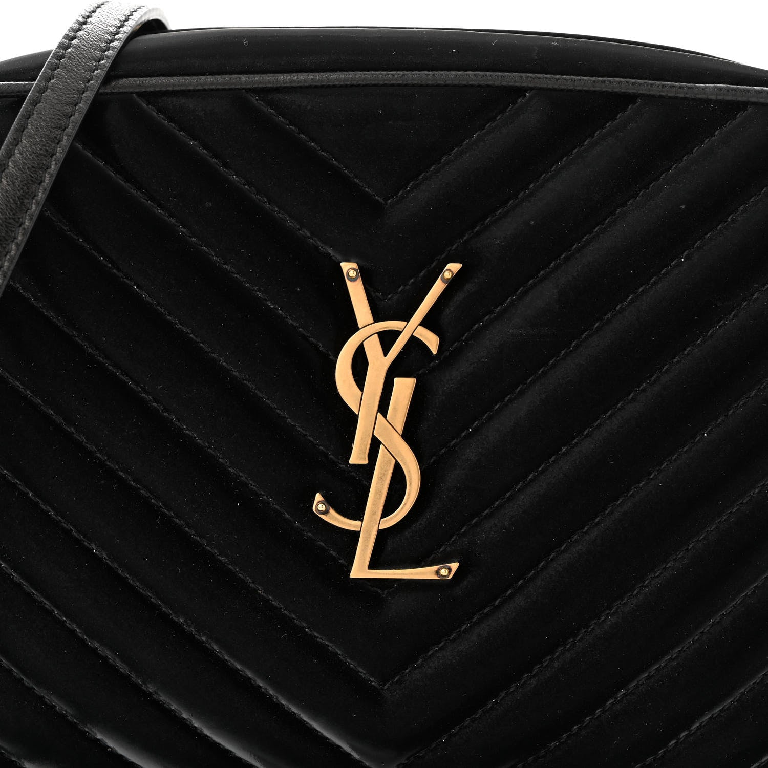 Saint Laurent Nylon Matelasse Monogram Lou Camera Bag Black 8 of 12