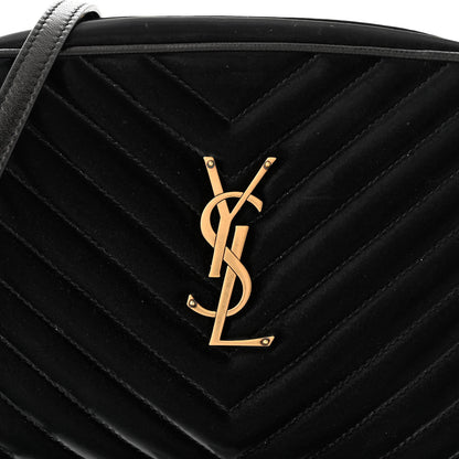 Saint Laurent Nylon Matelasse Monogram Lou Camera Bag Black 8 of 12