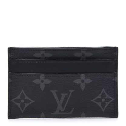 Louis Vuitton Monogram Eclipse Porte-Cartes Double Card Holder 1 of 8