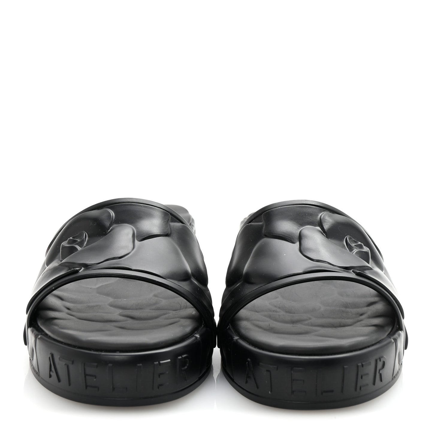 Rubber Atelier 03 Rose Edition 25/40mm Platform Slide Sandals 39 Black