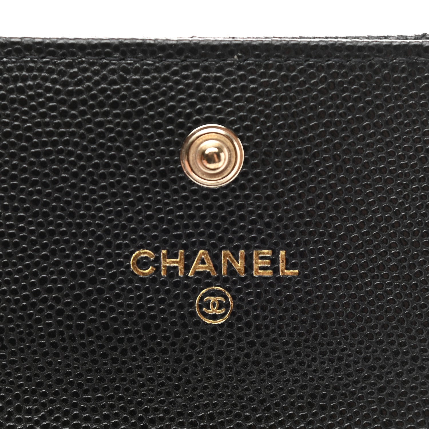 Chanel Caviar Quilted Mini Pearl On Top Coin Purse With Chain Black 6 of 9