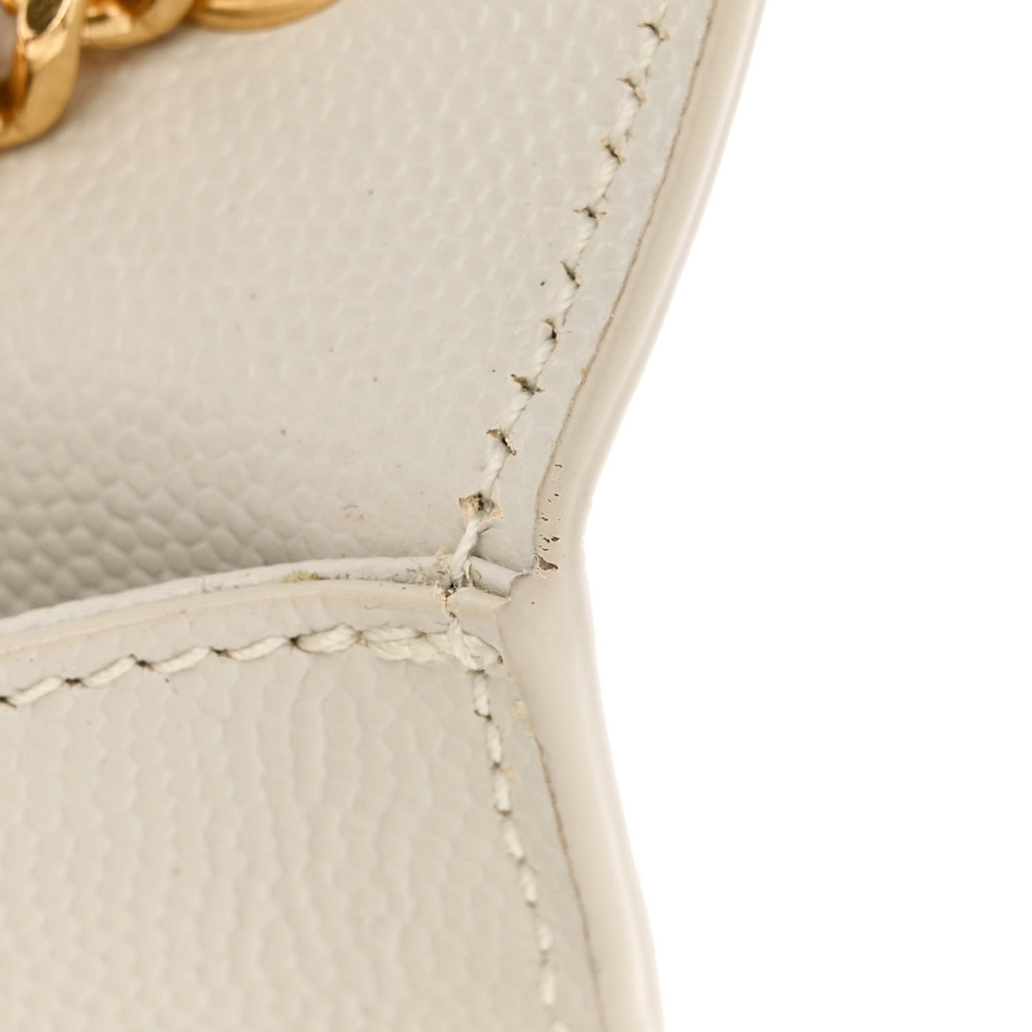Grain De Poudre Calfskin Medium Classic Monogram Kate Tassel Satchel Crema Soft