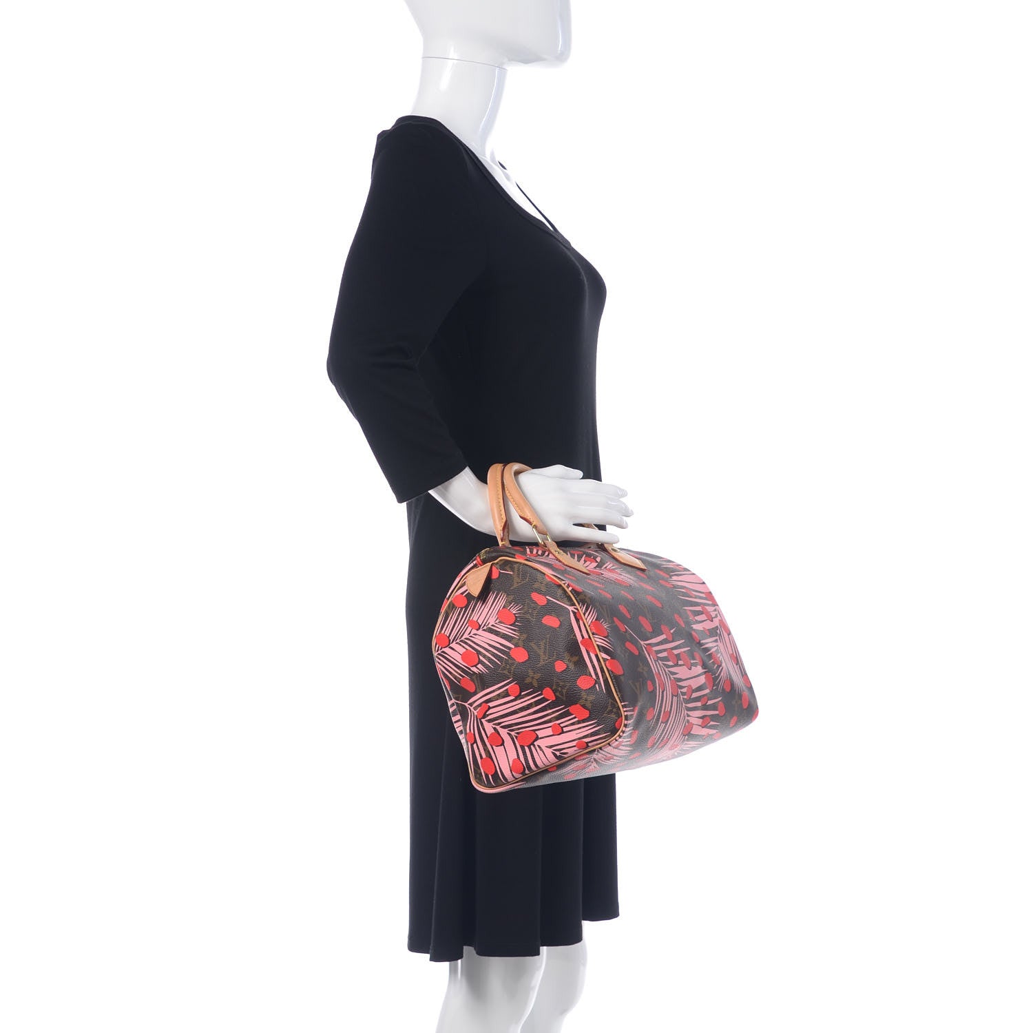 Louis Vuitton Monogram Jungle Dots Speedy 30 Sugar Pink Poppy 2 of 15