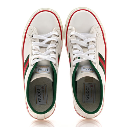 Gucci Jacquard Mini GG Monogram Web Womens 1977 Tennis Sneakers 37.5 White 2 of 10