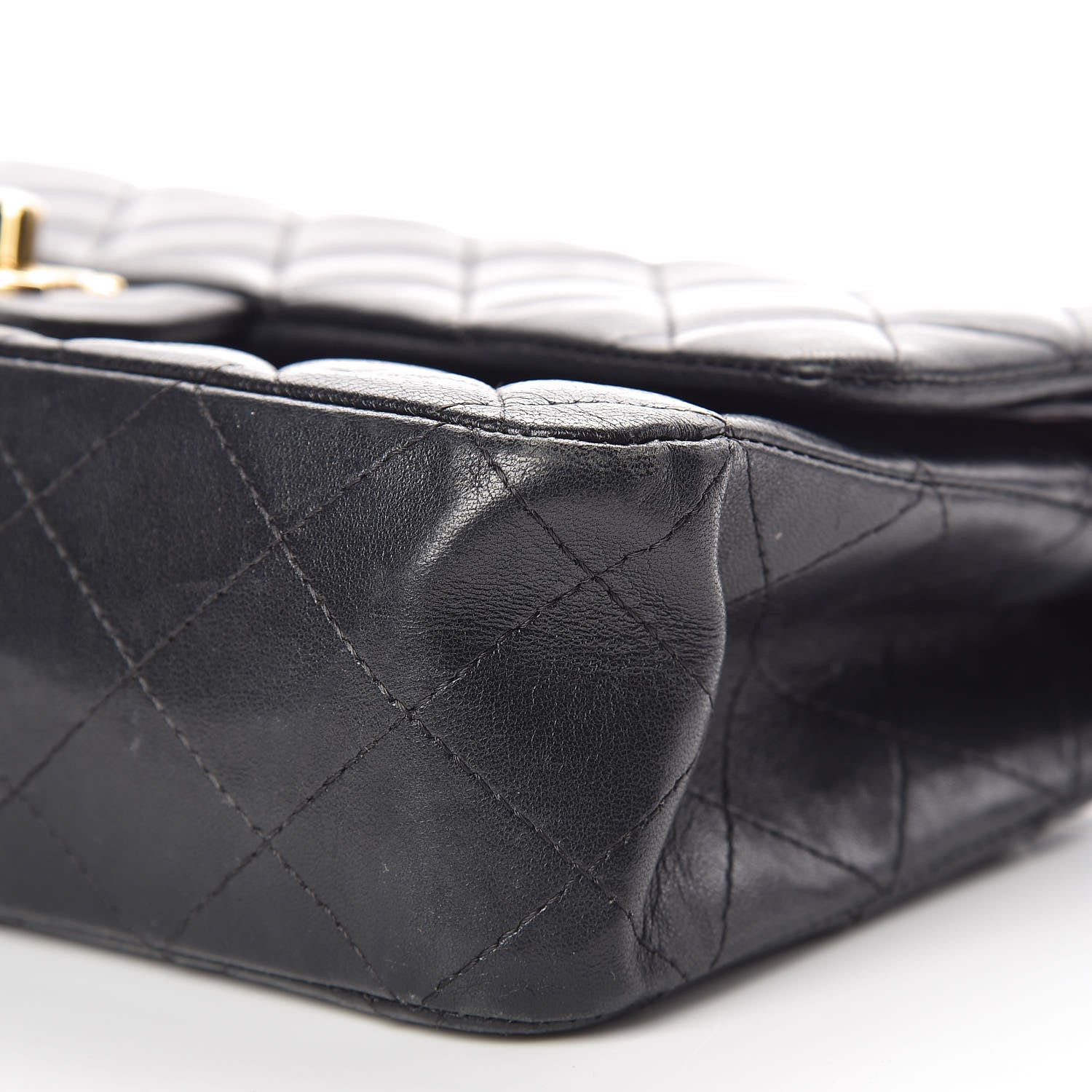 Chanel Lambskin Quilted Medium Double Flap Black 6 of 11