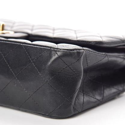 Chanel Lambskin Quilted Medium Double Flap Black 6 of 11
