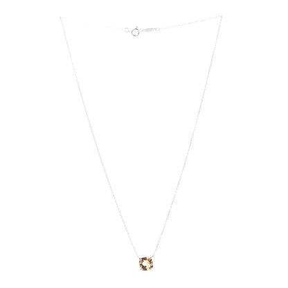 Tiffany Sterling Silver Citrine Sparklers Pendant Necklace 3 of 7