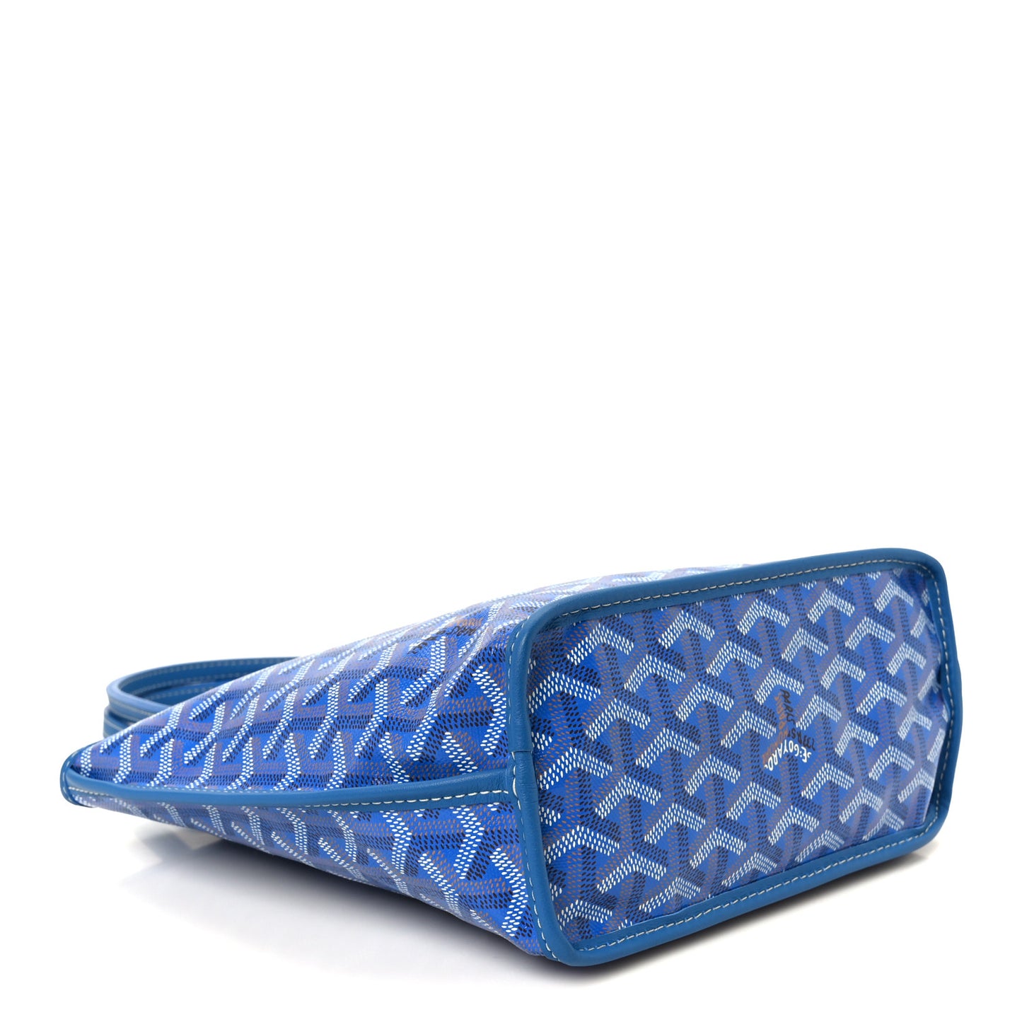Goyardine Reversible Mini Anjou Sky Blue