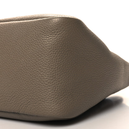 Prada Vitello Daino Soft Medium Zippered Top Handle Bag Argilla 9 of 10