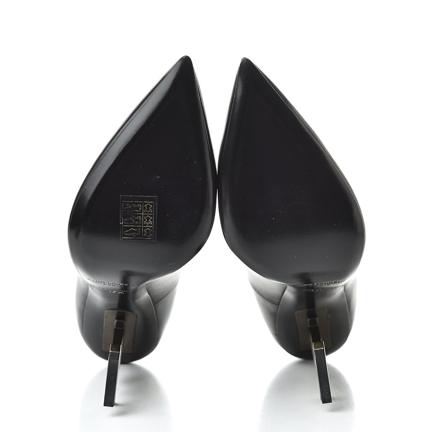 Calfskin Opyum 110 Pumps 37.5 Black Gold