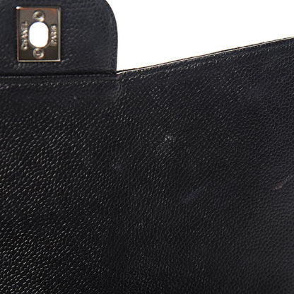 Chanel Caviar Quilted Jumbo Single Flap Black 8 of 16