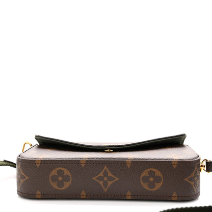 Louis Vuitton Monogram Felicie Strap & Go Kaki 10 of 11