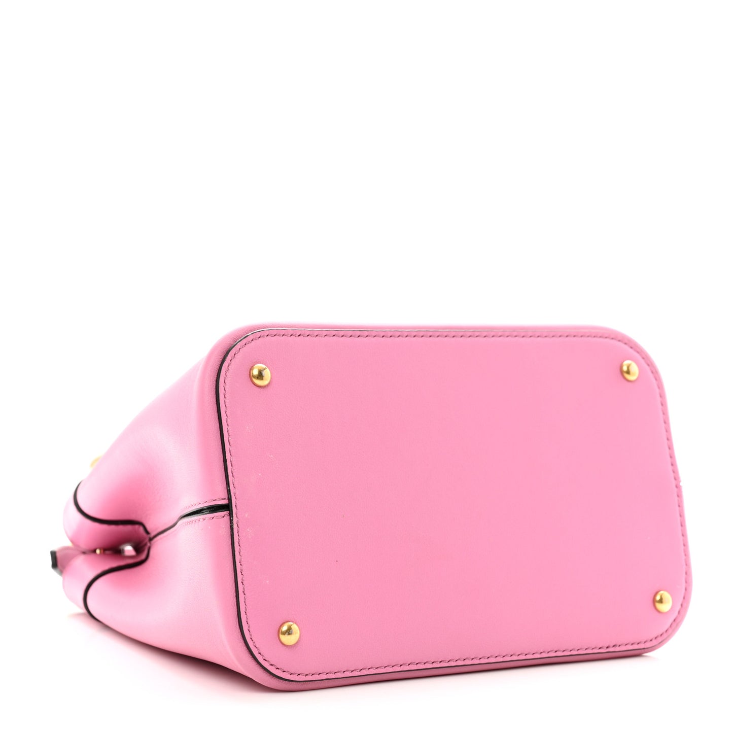 Smooth Calfskin Supervee Top Handle Bag Pink