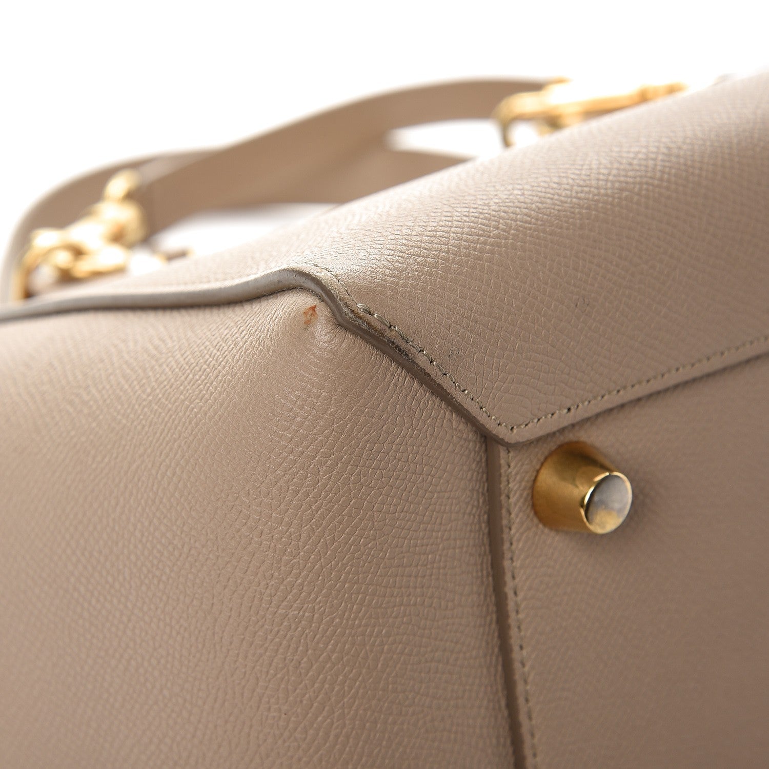 Celine Grained Calfskin Mini Belt Bag Light Taupe 11 of 15