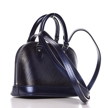 Louis Vuitton Epi Sequins Flame Alma Nano Blue Nuit 3 of 8