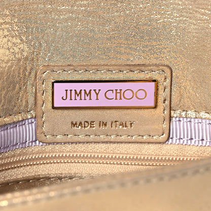Jimmy Choo Metallic Calfskin Envelope Clutch Gold 6 of 14