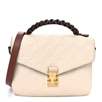 Louis Vuitton Empreinte Braided Pochette Metis Creme Beige Caramel 1 of 11