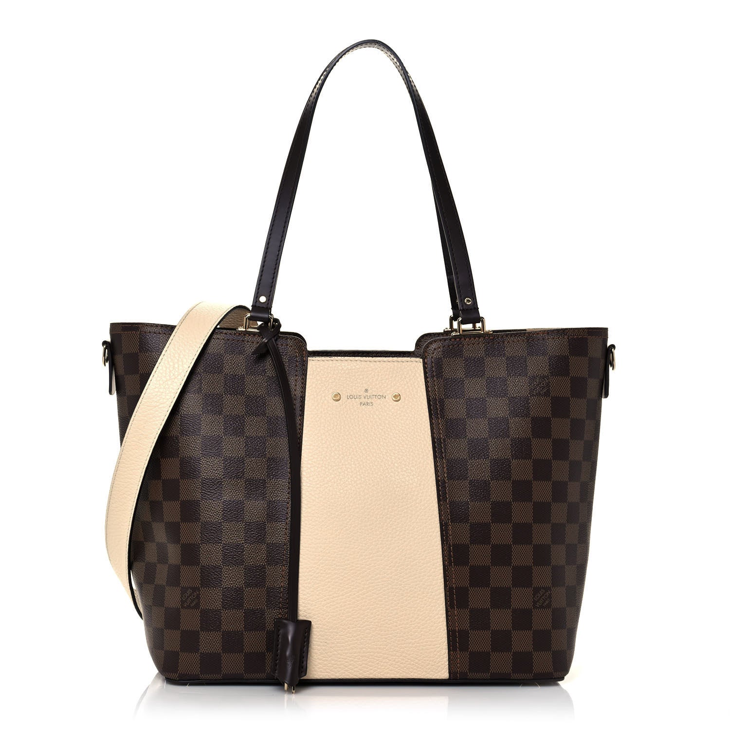 Louis Vuitton Damier Ebene Jersey Creme 1 of 12