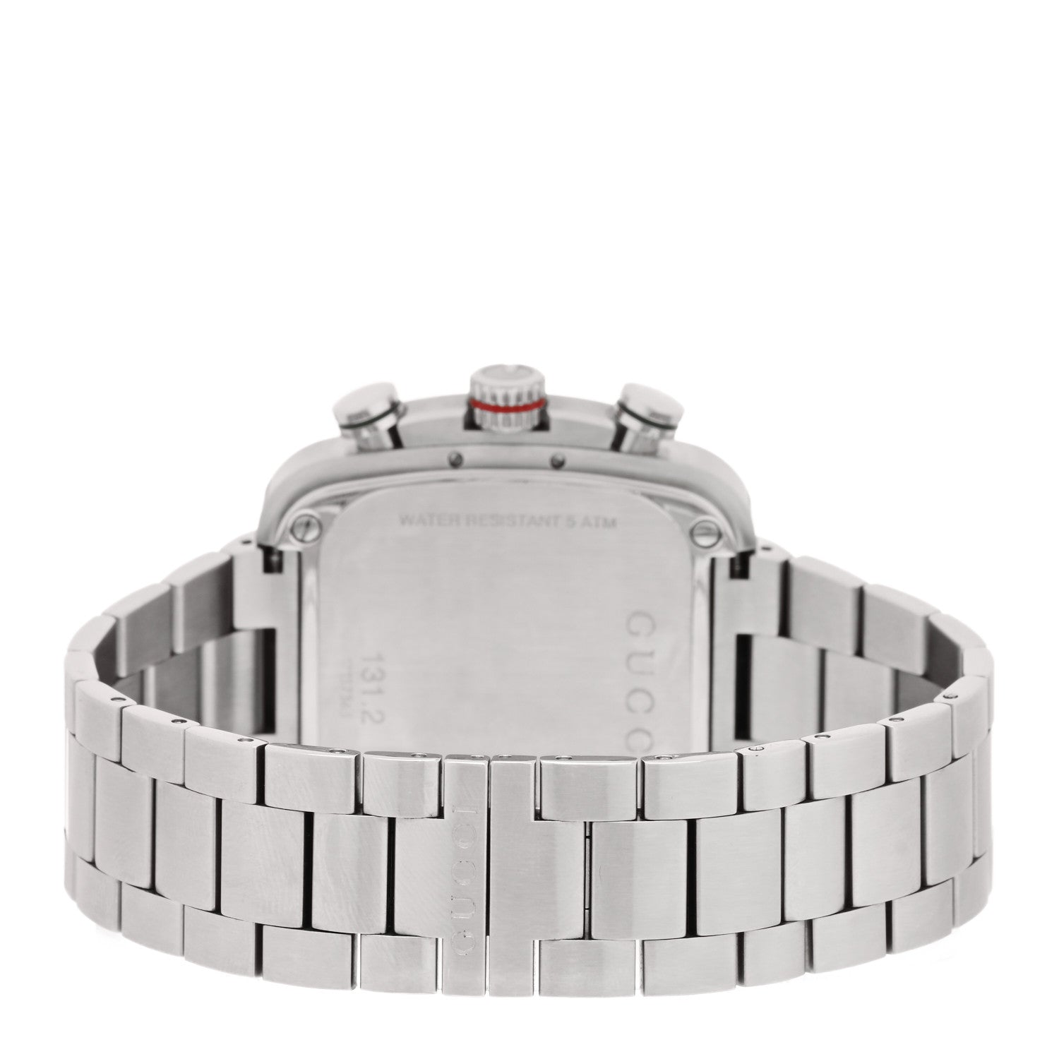 Gucci Stainless Steel 44mm G Coupe Square Chronograph Quartz Watch