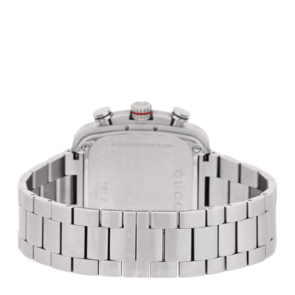 Gucci Stainless Steel 44mm G Coupe Square Chronograph Quartz Watch Silver 3 of 4