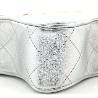Chanel Metallic Lambskin Walk Of Fame Bag Silver 9 of 11