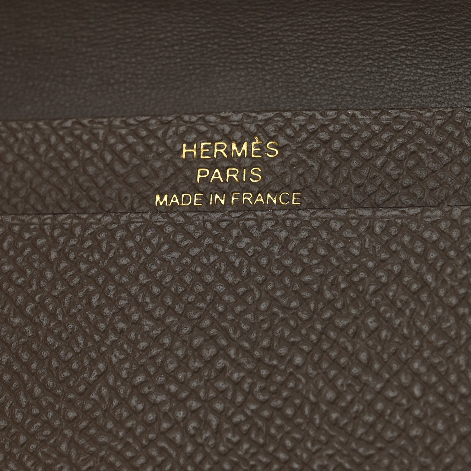 Hermes Epsom Bearn Card Holder Wallet Etain 6 of 7