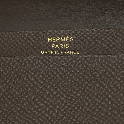 Hermes Epsom Bearn Card Holder Wallet Etain 6 of 7