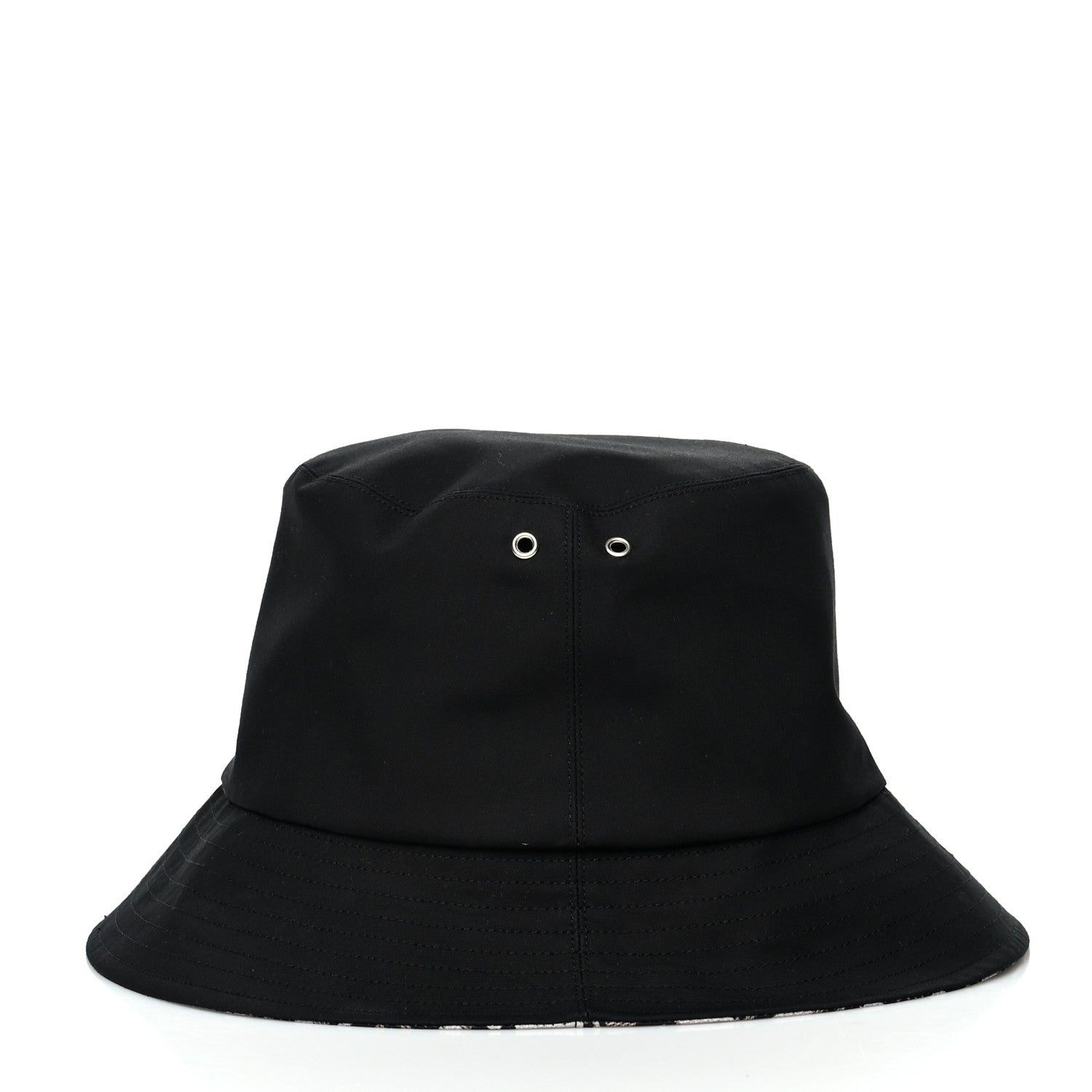 Christian Dior Oblique Reversible Teddy-D Brim Bucket Hat 59 Black 3 of 12