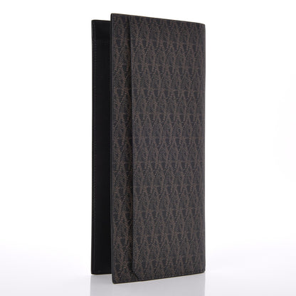Saint Laurent Classic Toile Monogram Travel Document Case Black 3 of 8