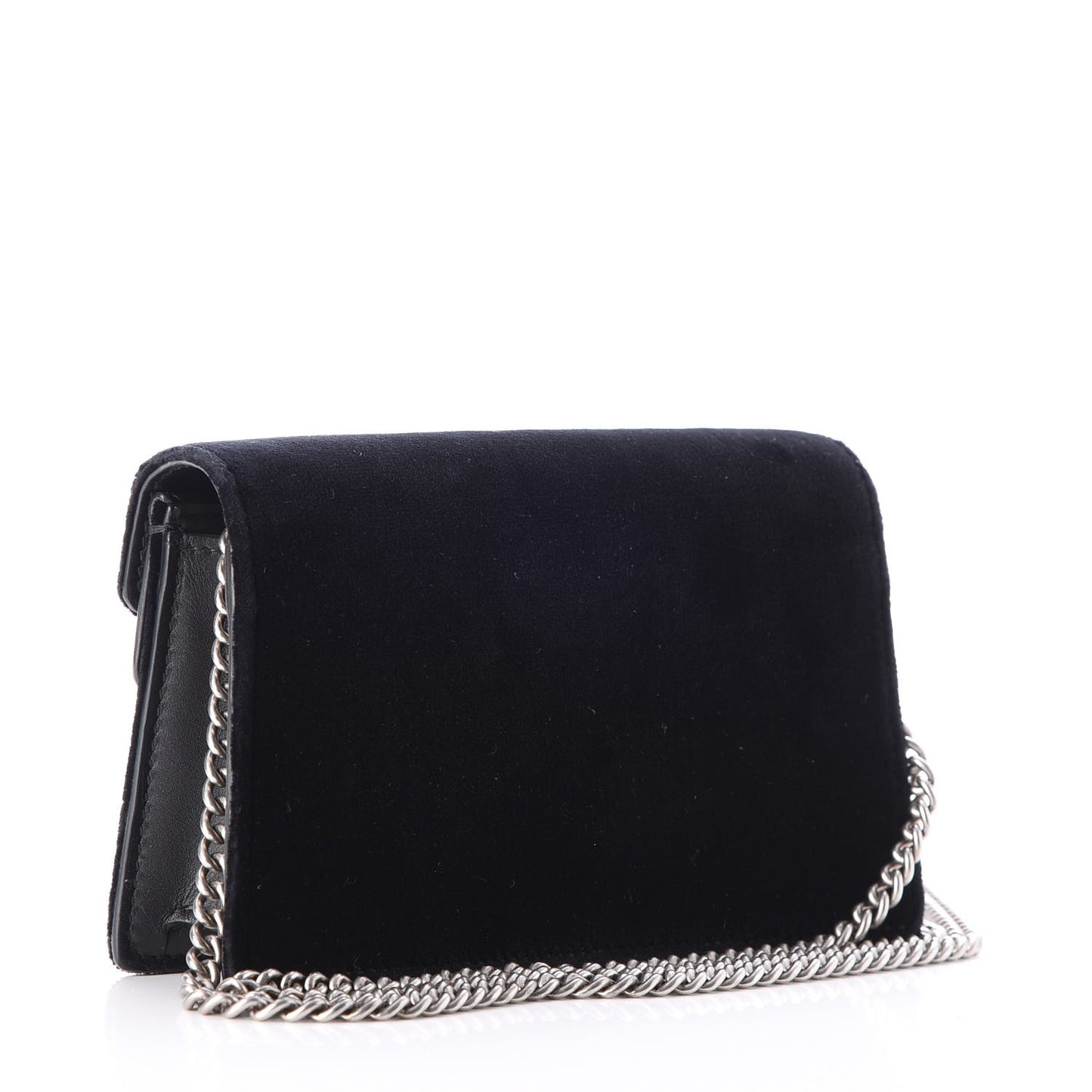 Velvet Super Mini Dionysus Shoulder Bag Black